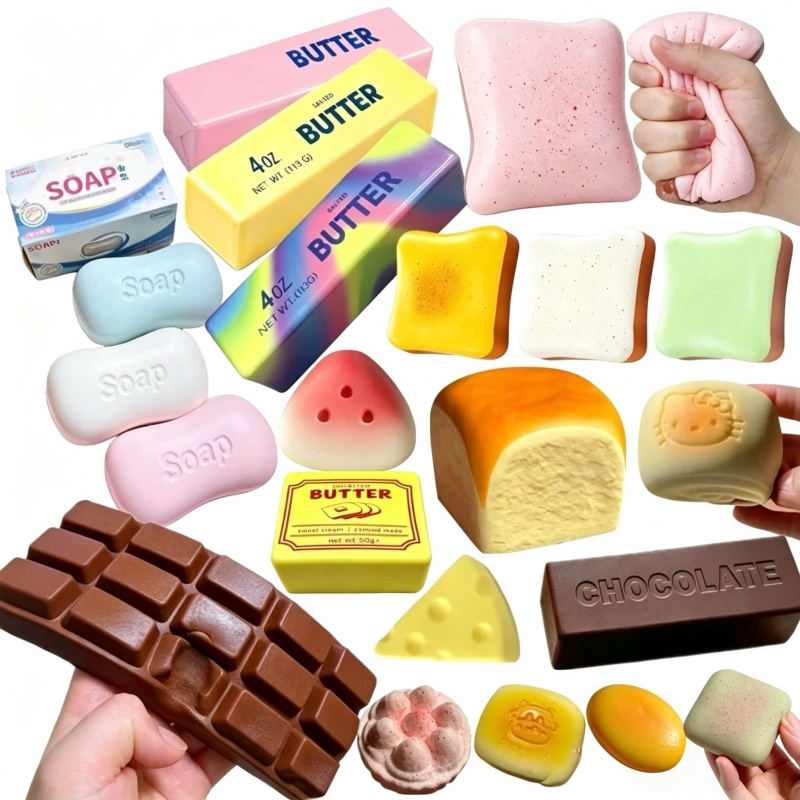 Party Games Spy - Cheese Squishy Slow Rising Dumpling Squishy