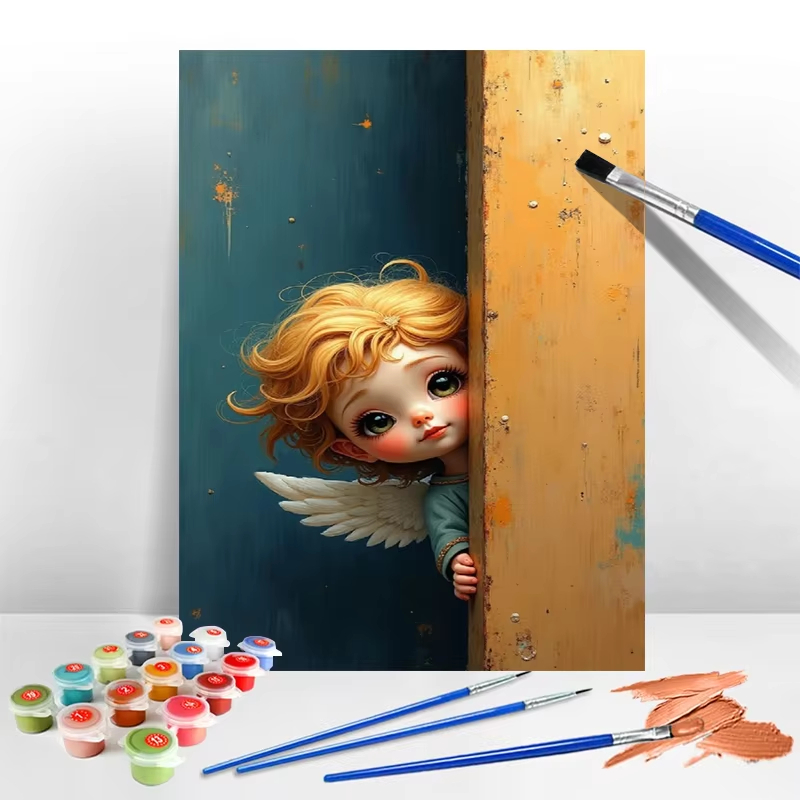 Party Games Girls Night - Cartoon Elf Children DIY Digital Oil