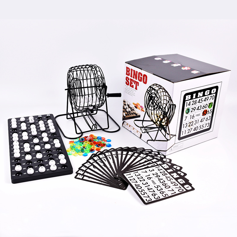 Party Games Large Groups - Bingo Lottery Machine Steel Bingo Game