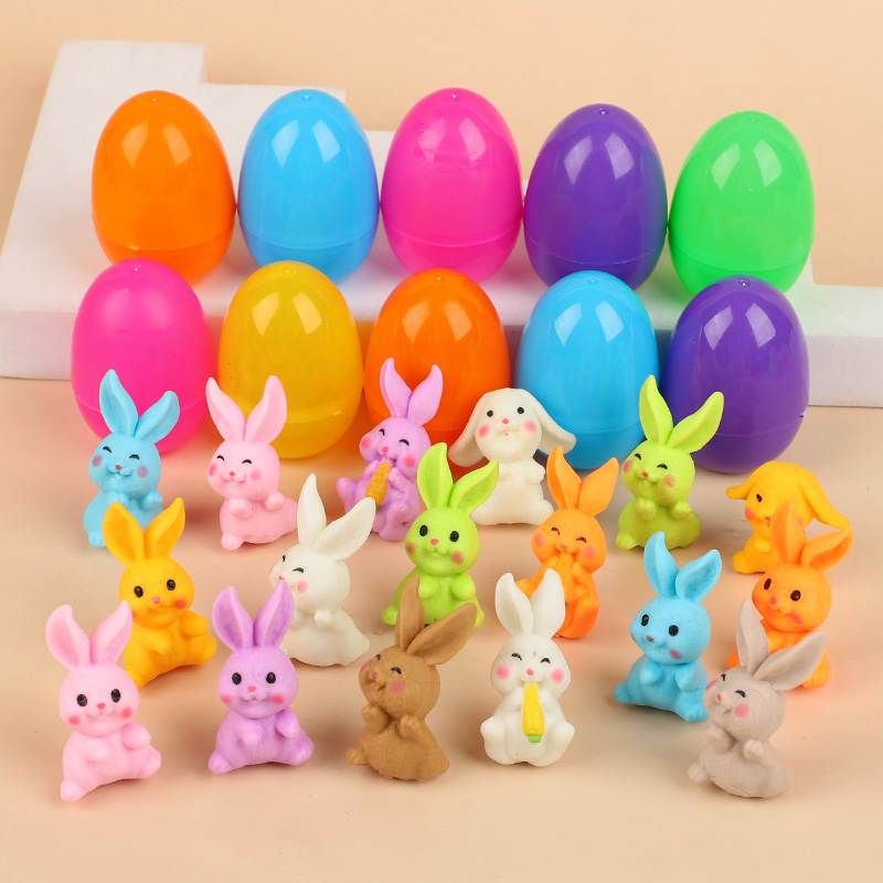 24Pcs Easter Egg With Rabbit F - Party Games Easter Egg recension och pris