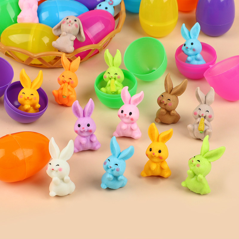 24Pcs Easter Egg With Rabbit F - Party Games Easter Egg recension och pris