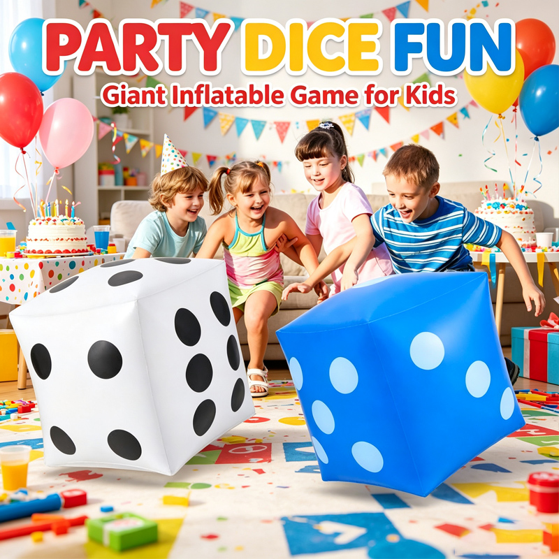 Giant PVC Inflatable Dice Game - Party Games Gamecube recension och pris
