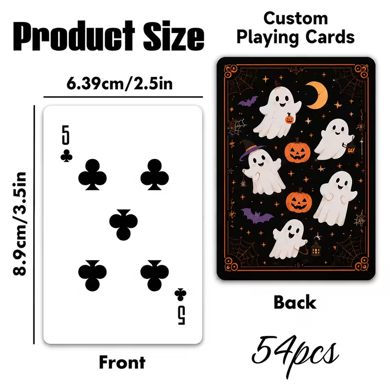54PCS Custom Playing Cards Per - Party Games Night recension och pris