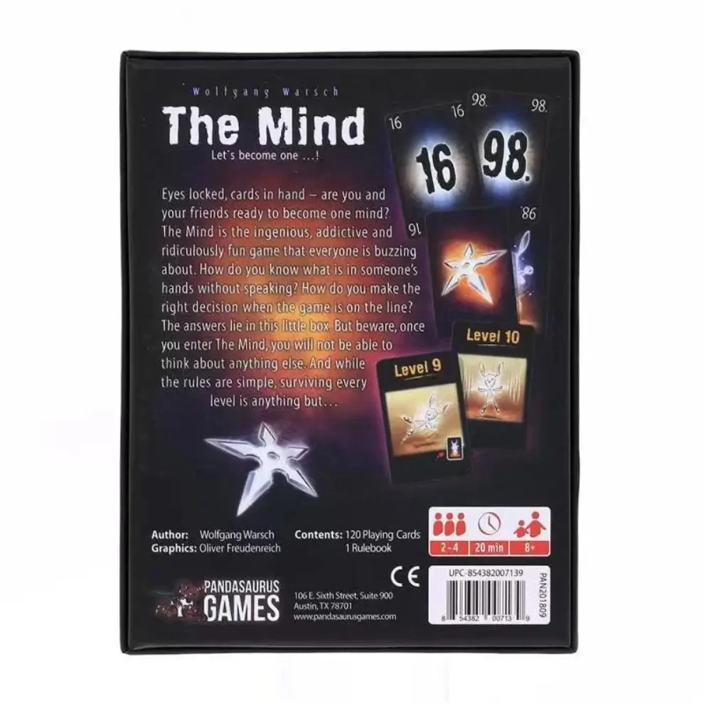 NEW The Mind Card Game Party P - Party Games Board Game recension och pris