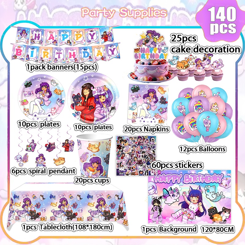 Aphmau Birthday Decorations Pi - Party Games Good recension och pris