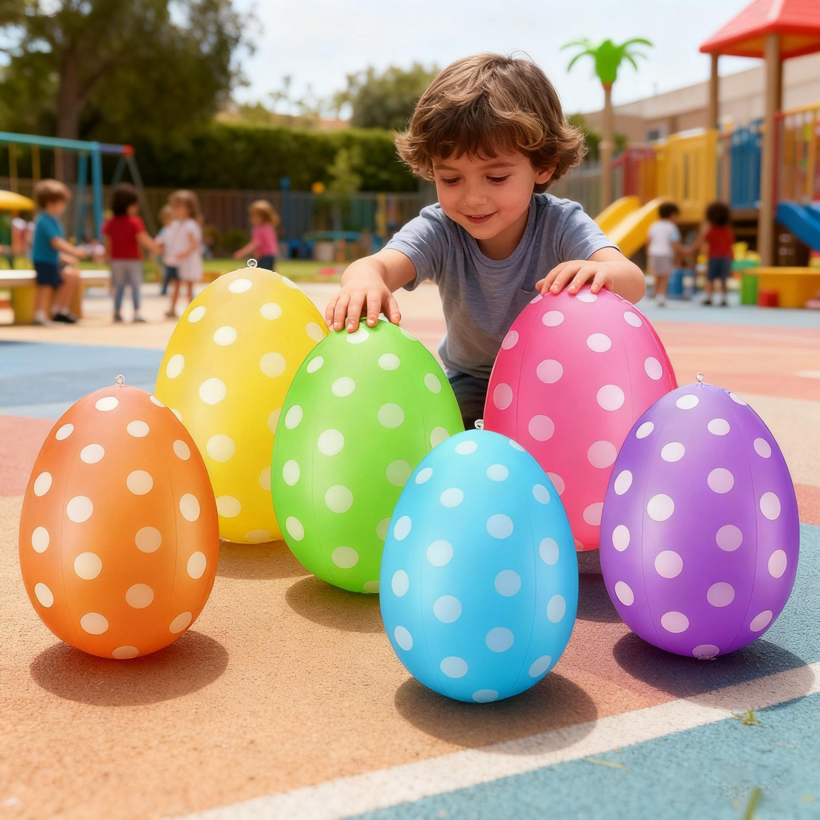 Inflatable Easter Eggs 6Pcs/se - Party Games Easter Egg recension och pris