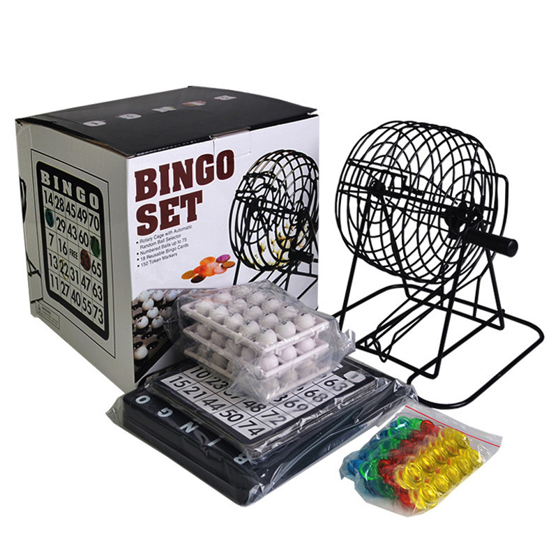 Bingo Lottery Machine Steel Bi - Party Games Large Groups recension och pris