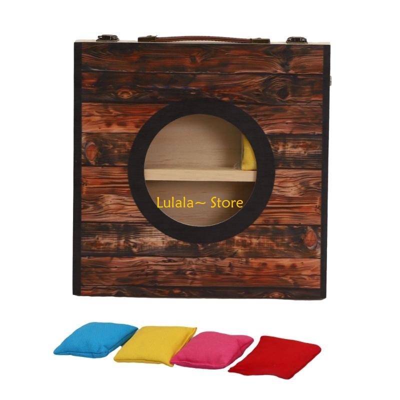 Y4QA Cornholes Game Set with 4 - Cornhole Board Set recension och pris
