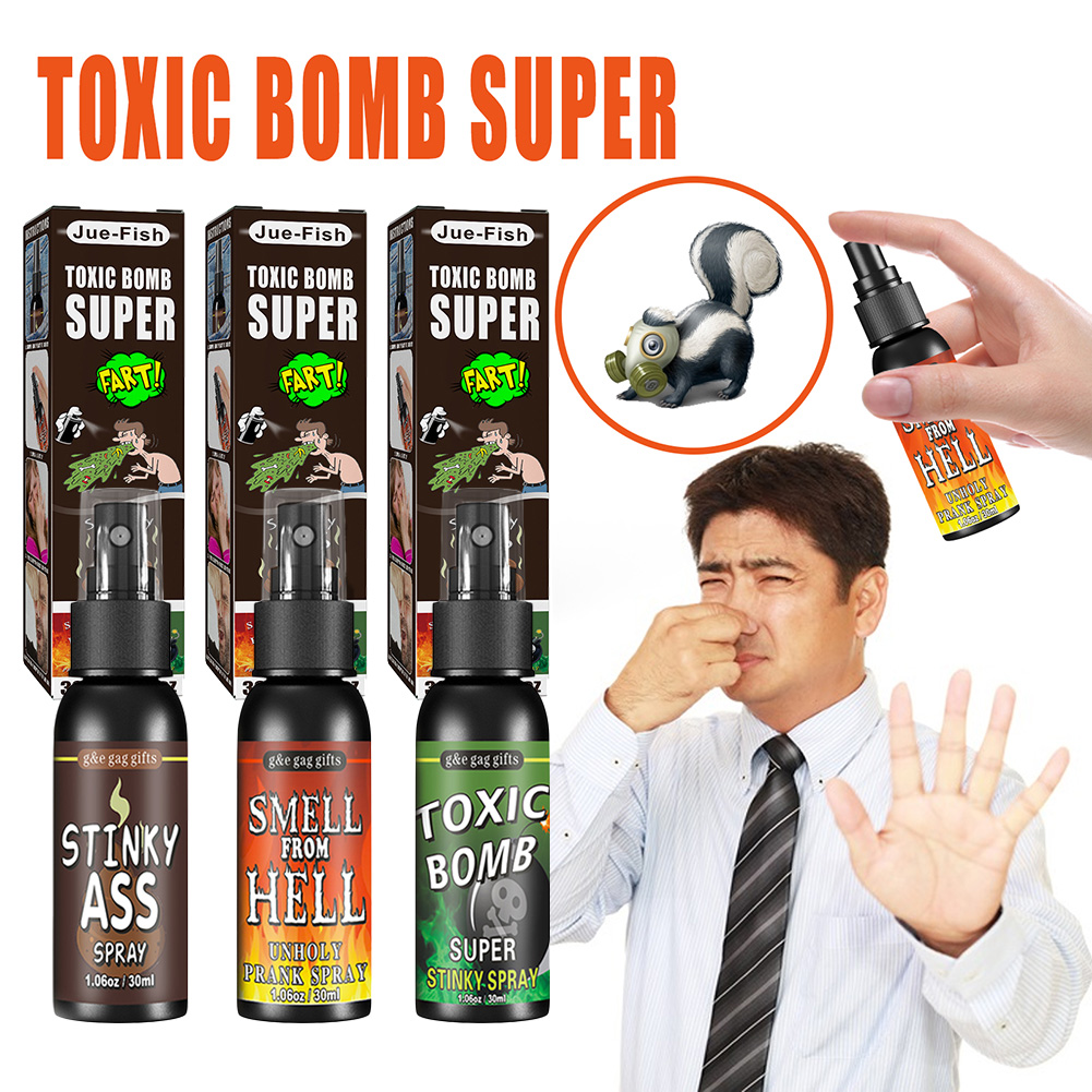 3pcs/set 30ml Liquid Fart Spra - Party Games Bomb recension och pris