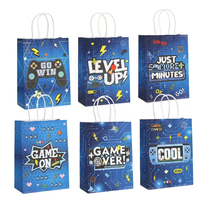 6/24Pcs Video Game on Theme Pa - Party Games Night recension och pris