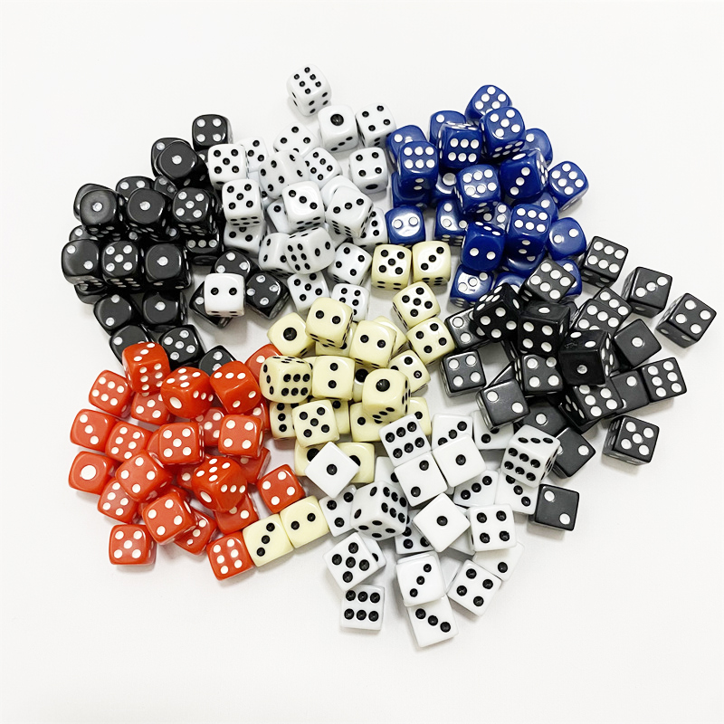 50 Piece 10mm Acrylic Square P - Party Games Gamecube recension och pris