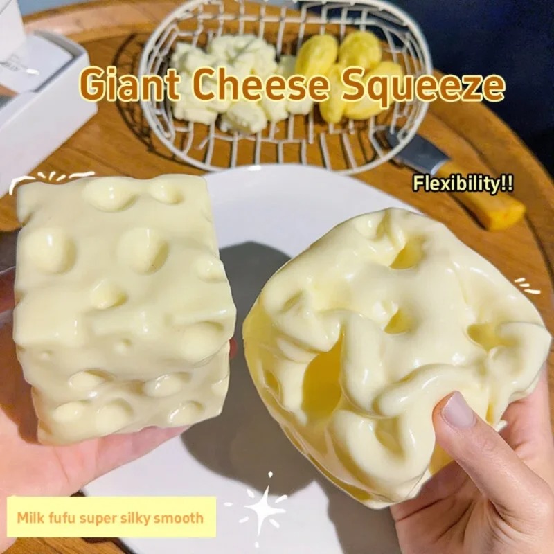 Taba Squishy Cheese Cube Stres - Party Games Crazy recension och pris