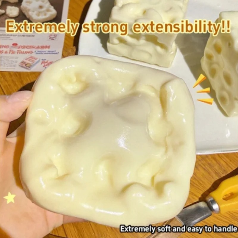Taba Squishy Cheese Cube Stres - Party Games Crazy recension och pris