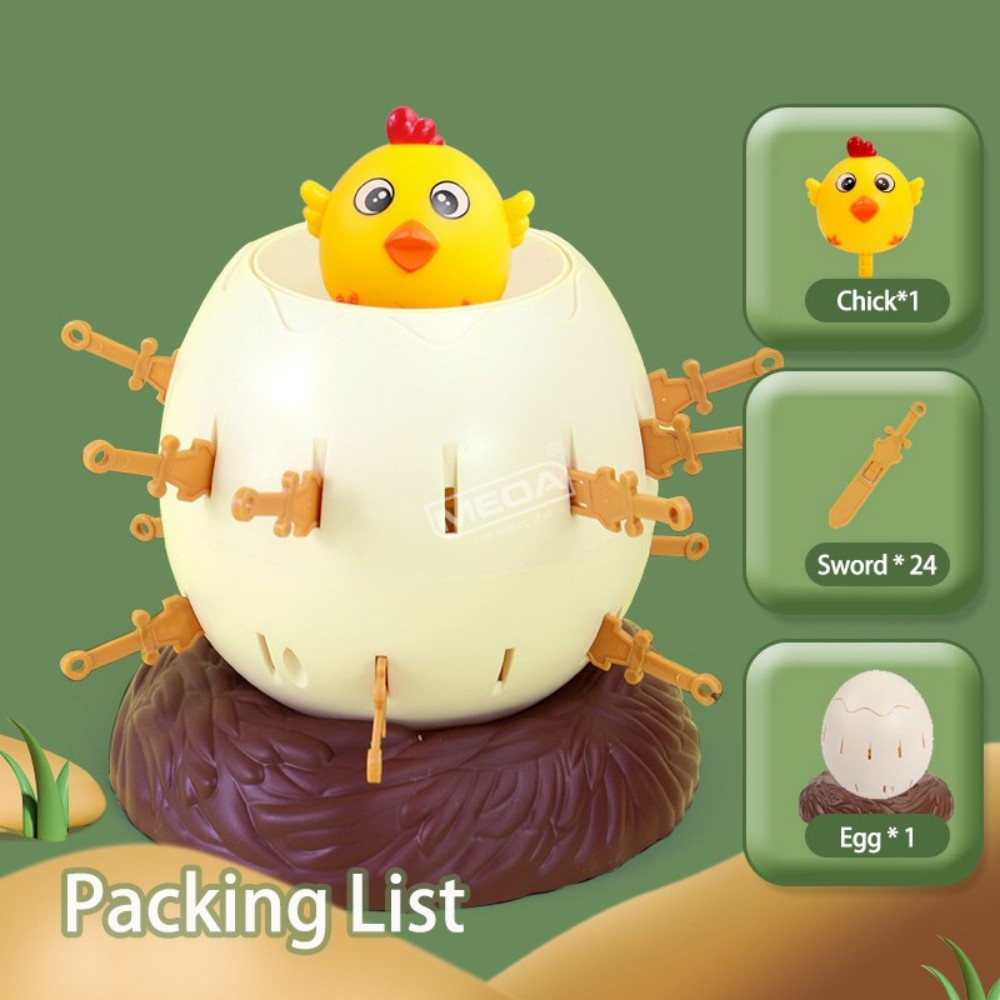 Pop Up Chicken Egg Barrel Game - Party Games Easter Egg recension och pris