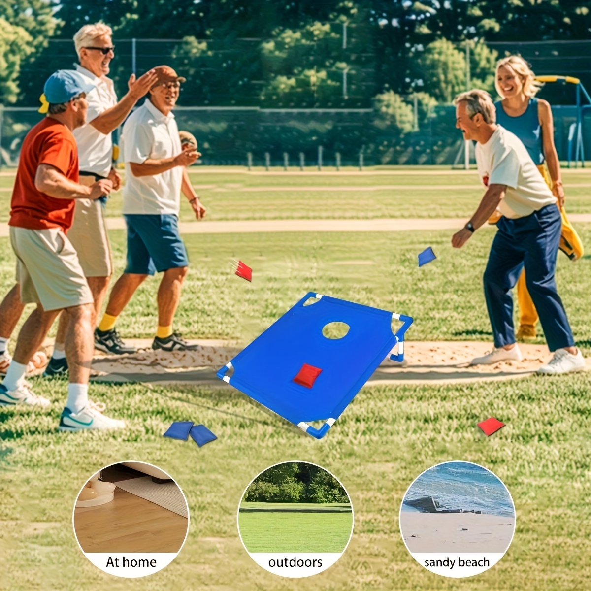 Game Set Includes 6 Bean Bags  - Cornhole Board Set recension och pris
