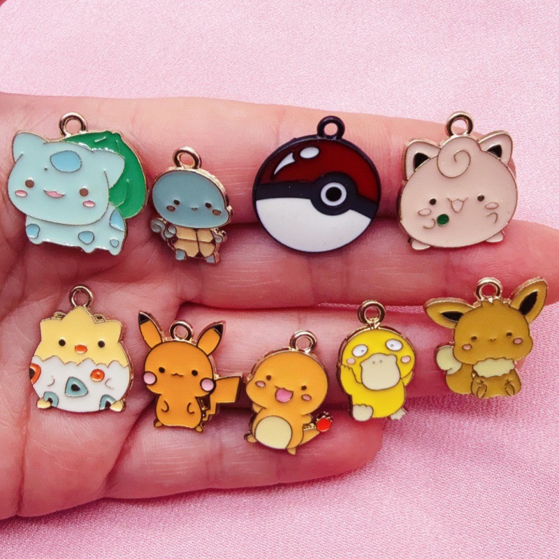 10pcs Cartoon Drip Oil Jewelry - Party Games Crazy recension och pris