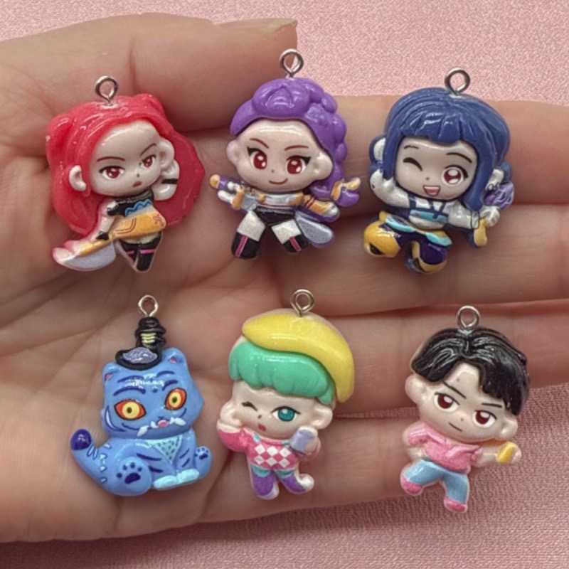 10pcs resin cartoon pendant, D - Party Games Crazy recension och pris
