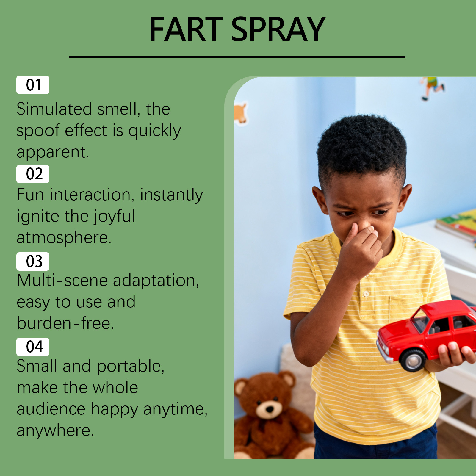 Fart Spray Prank Stink Bomb Ga - Party Games Bomb recension och pris