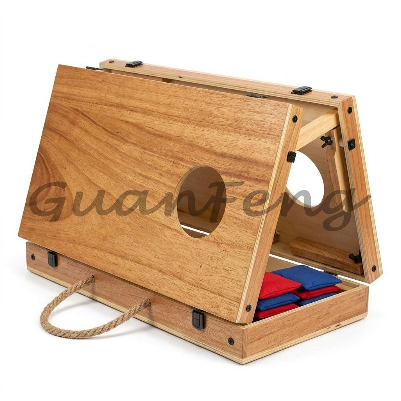 Wooden Foldable Cornhole Set B - Cornhole Board Set recension och pris