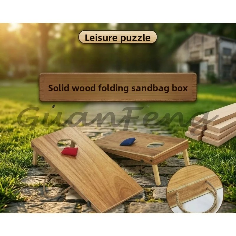 Wooden Foldable Cornhole Set B - Cornhole Board Set recension och pris