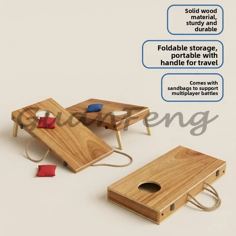 Wooden Foldable Cornhole Set B - Cornhole Board Set recension och pris