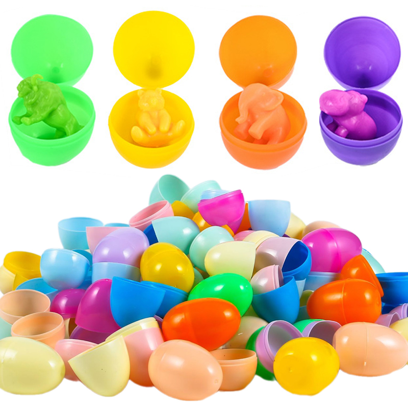 12/24Pcs Empty Easter Eggs Pla - Party Games Easter Egg recension och pris