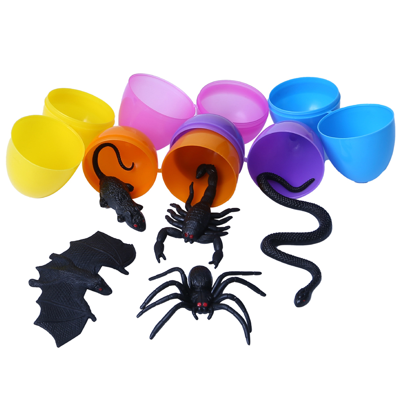 12/24Pcs Empty Easter Eggs Pla - Party Games Easter Egg recension och pris