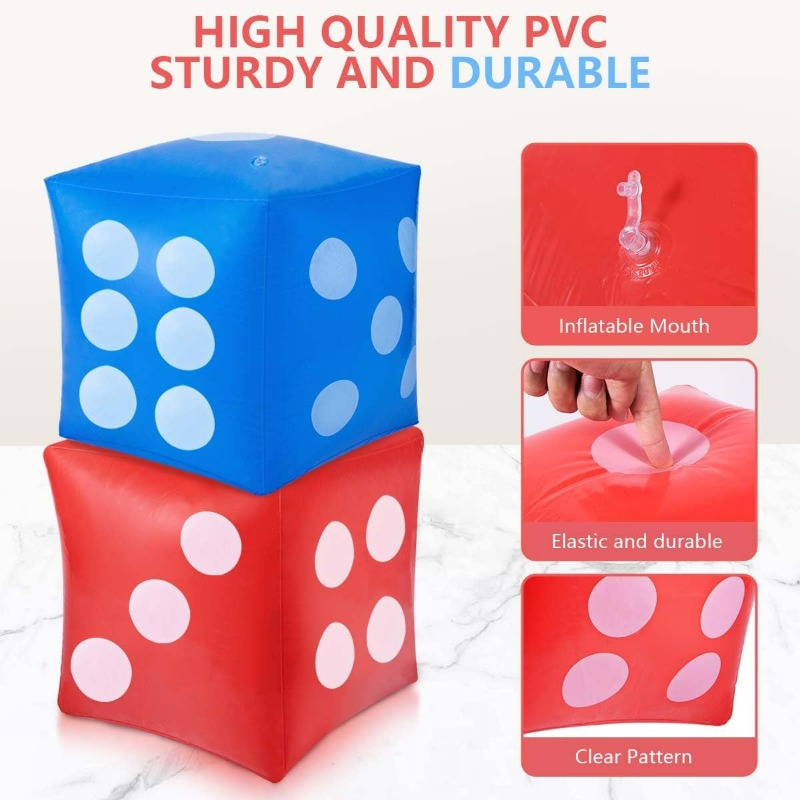 Mega Inflatable PVC Dice for I - Party Games Gamecube recension och pris