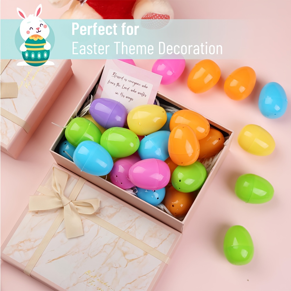 100PCS Plastic Easter Eggs Fil - Party Games Easter Egg recension och pris