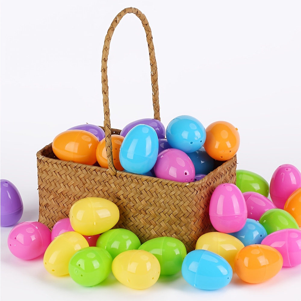 100PCS Plastic Easter Eggs Fil - Party Games Easter Egg recension och pris