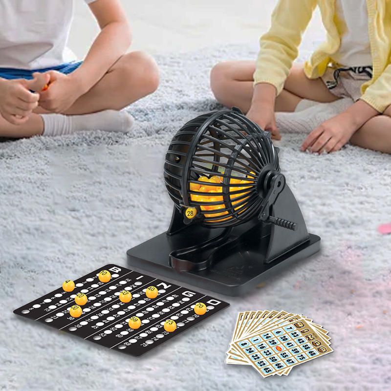 Bingo Lottery Machine Cage Swe - Party Games Large Groups recension och pris