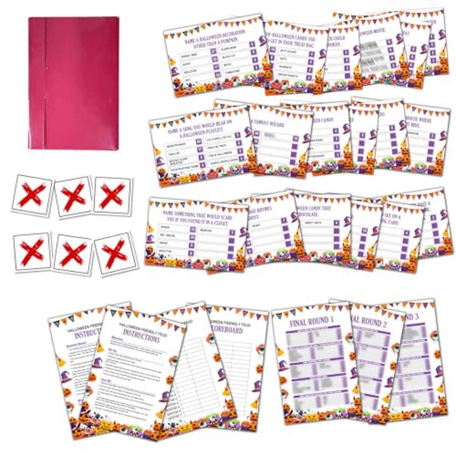 Halloween Friendly Feud Game,  - Party Games Large Groups recension och pris