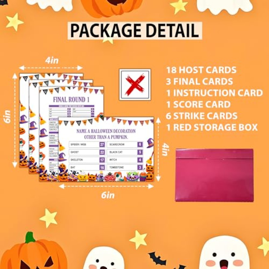 Halloween Friendly Feud Game,  - Party Games Large Groups recension och pris