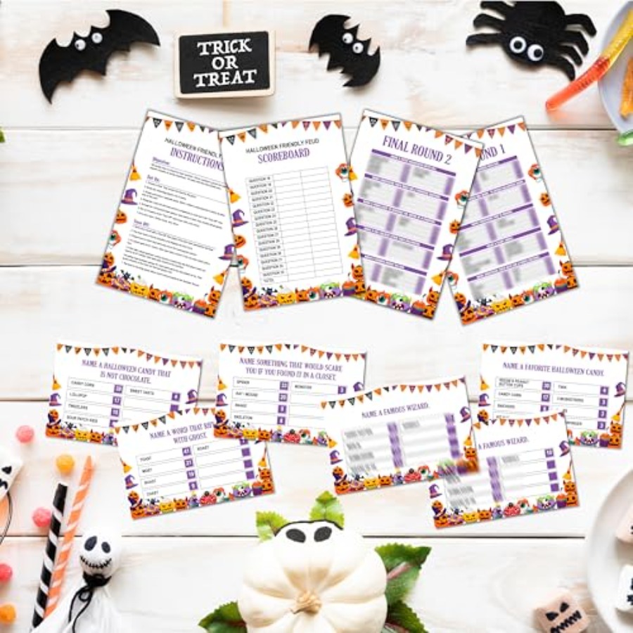 Halloween Friendly Feud Game,  - Party Games Large Groups recension och pris