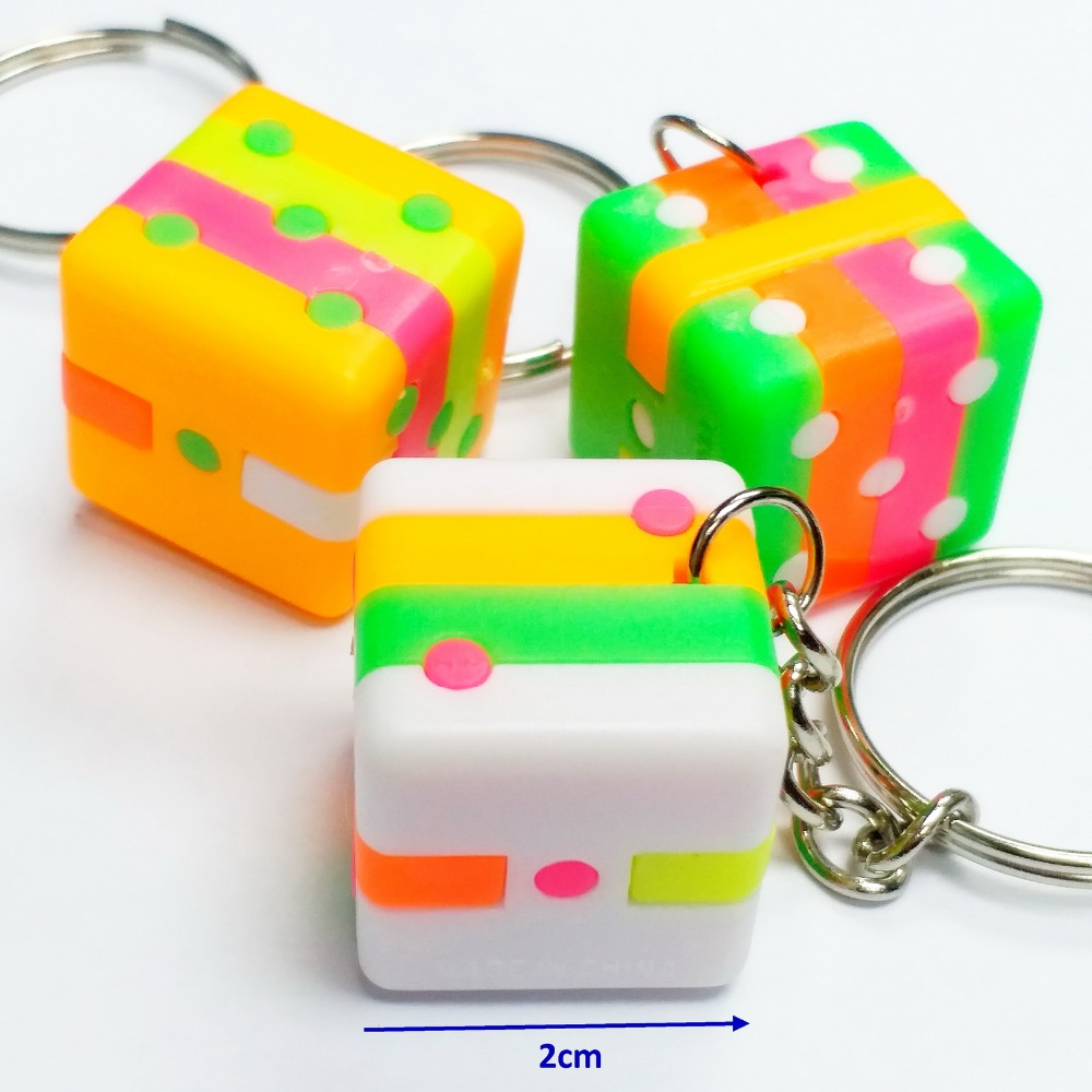 10Pc 2cm Puzzle Dice Cube Key  - Party Games Gamecube recension och pris
