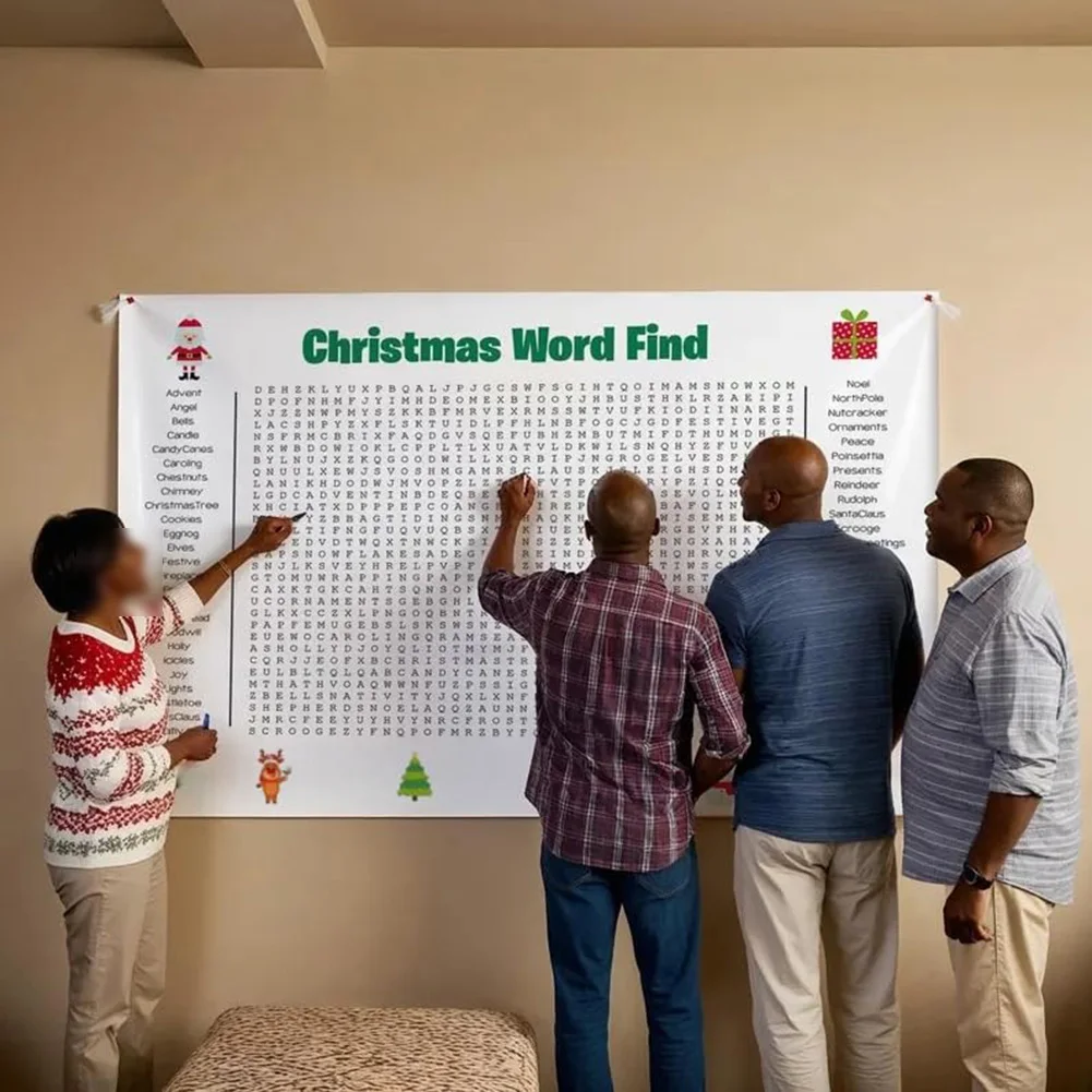 Large Christmas Word Search Po - Party Games Large Groups recension och pris