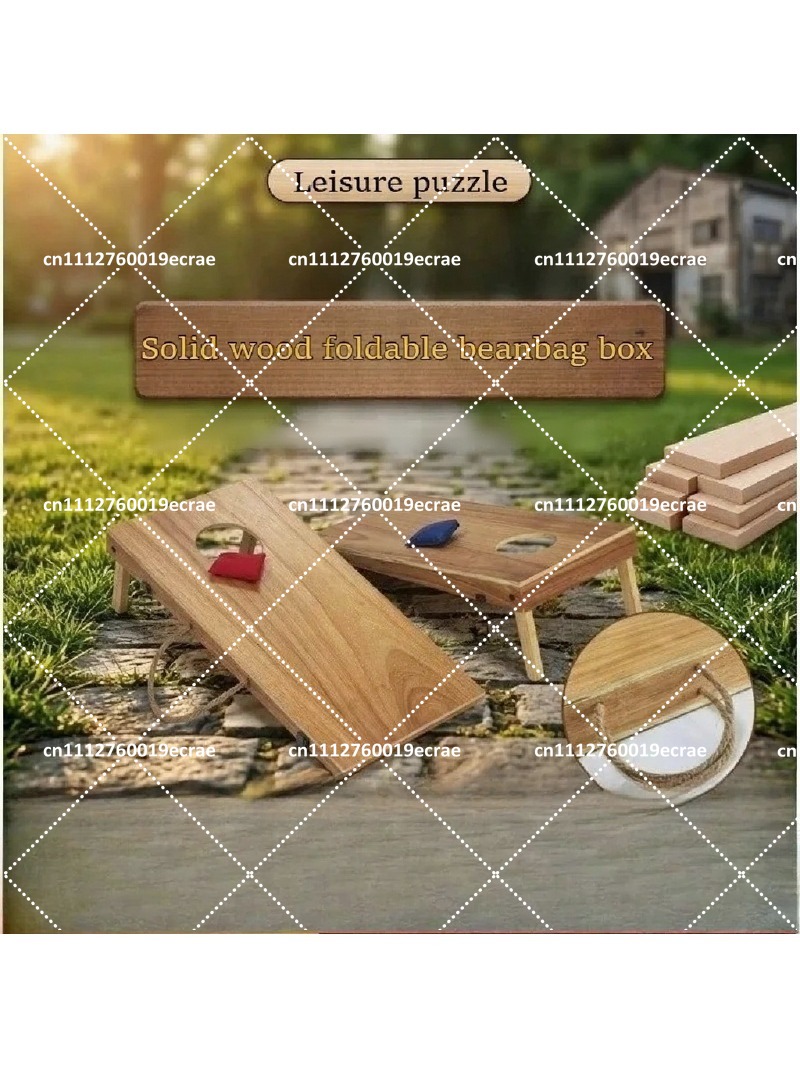 Premium Wooden Foldable Cornho - Cornhole Board Set recension och pris