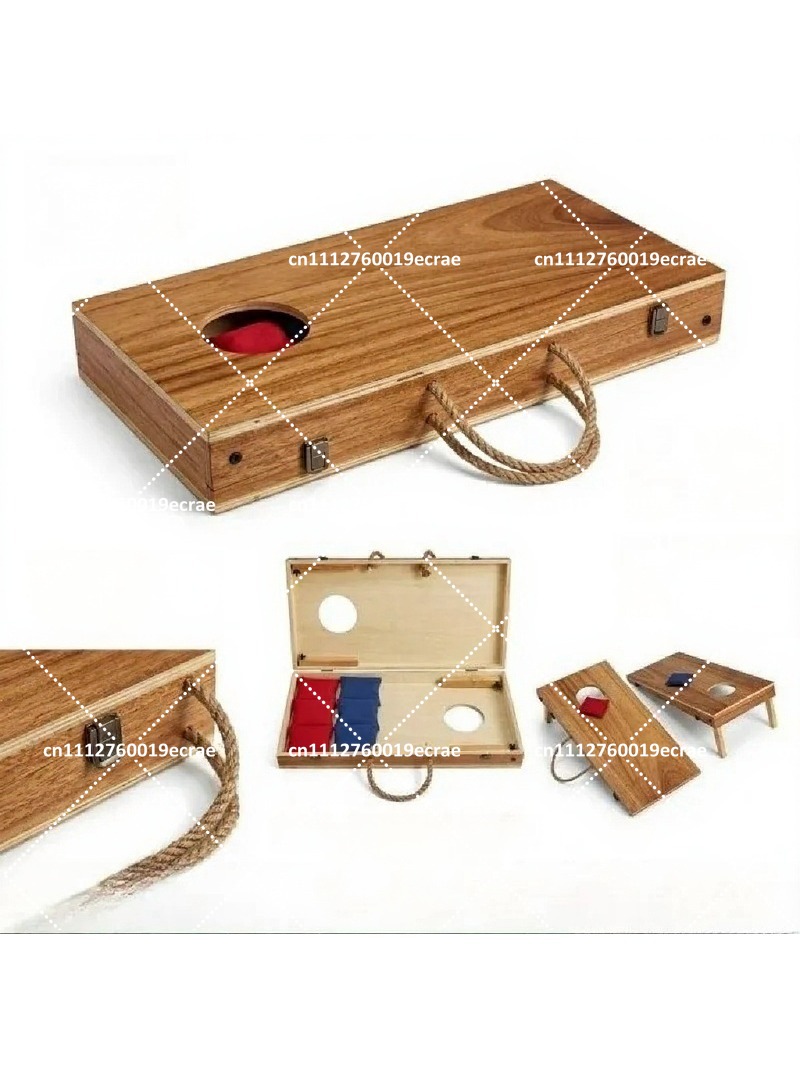 Premium Wooden Foldable Cornho - Cornhole Board Set recension och pris