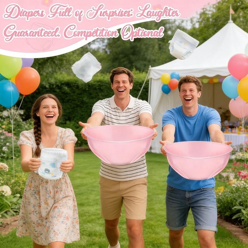 3 Pack Large Diaper Toss Game  - Party Games Large Groups recension och pris
