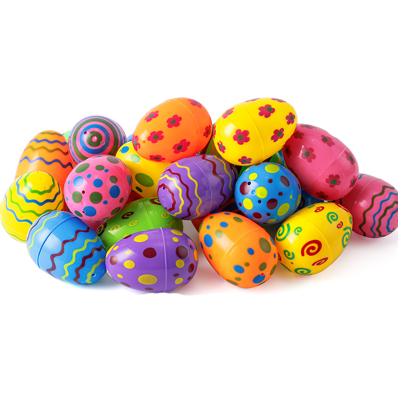 12/24PCS Golden Easter Eggs Pl - Party Games Easter Egg recension och pris