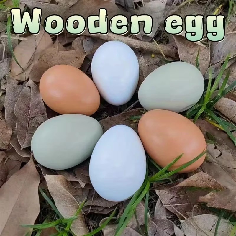 High Quality Wooden Easter Egg - Party Games Easter Egg recension och pris
