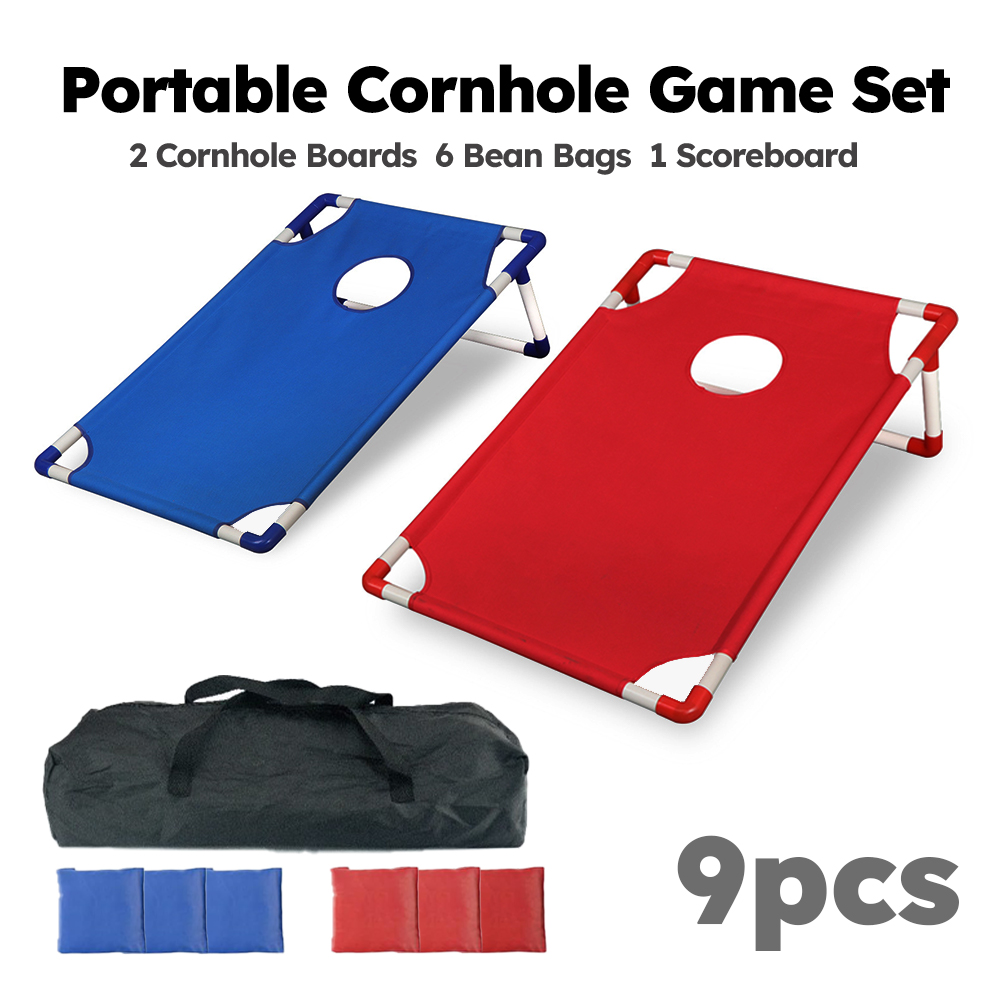 9pcs Scoring Portable Cornhole - Cornhole Board Set recension och pris