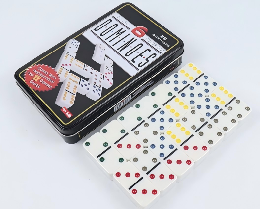 ElegantMahj Double Six Dominoe - Party Games Board Game recension och pris