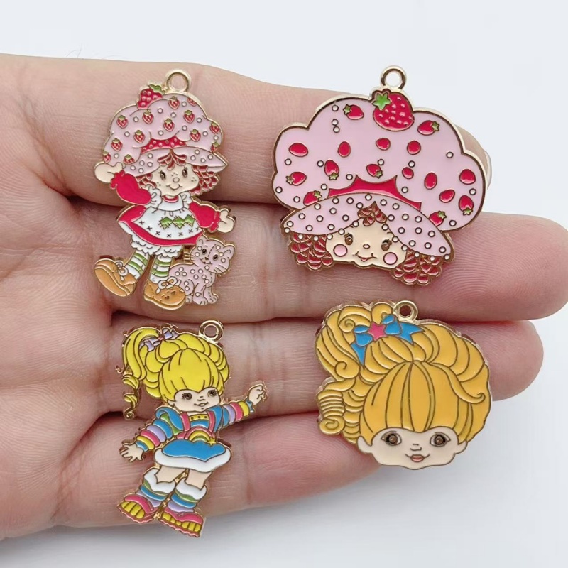 10pcs Cute Little Girl Enamel  - Party Games Spy recension och pris
